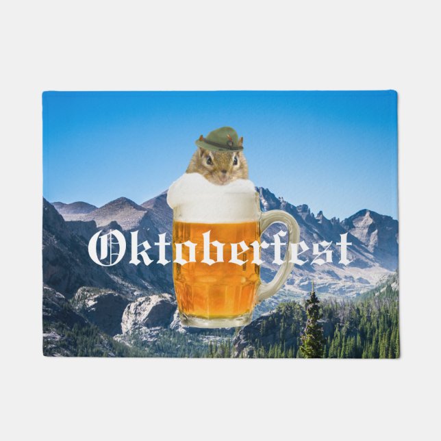 Oktoberfest Beer Festival Party Animal Doormat (Front)