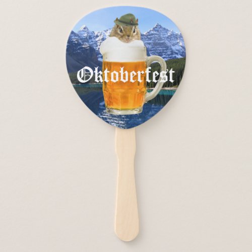 Oktoberfest Beer Festival Party Animal Hand Fan