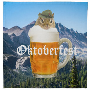 Oktoberfest Beer Festival Party Animal Napkin