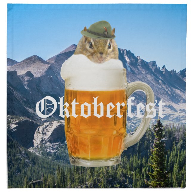 Oktoberfest Beer Festival Party Animal Napkin (Front)