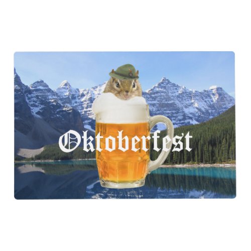 Oktoberfest Beer Festival Party Animal Placemat