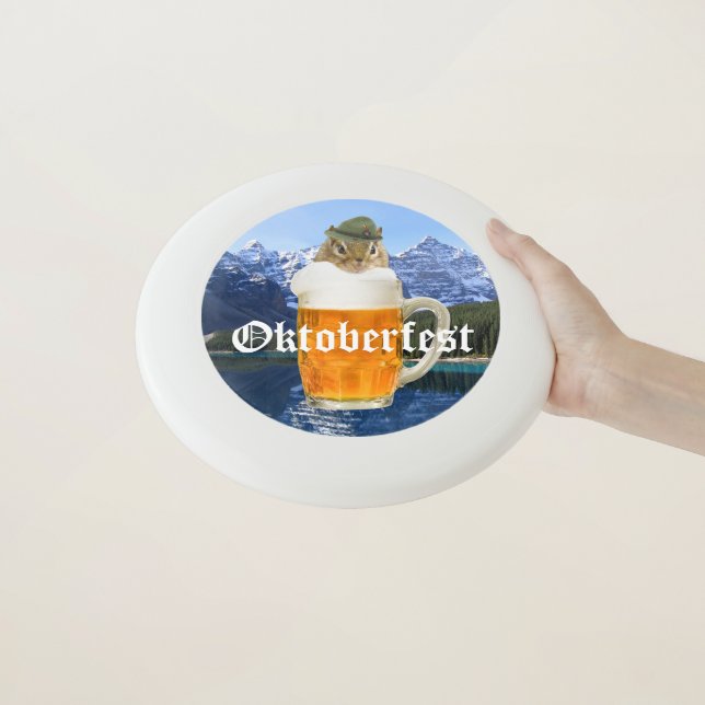 Oktoberfest Beer Festival Party Animal Wham-O Frisbee (In Hand)