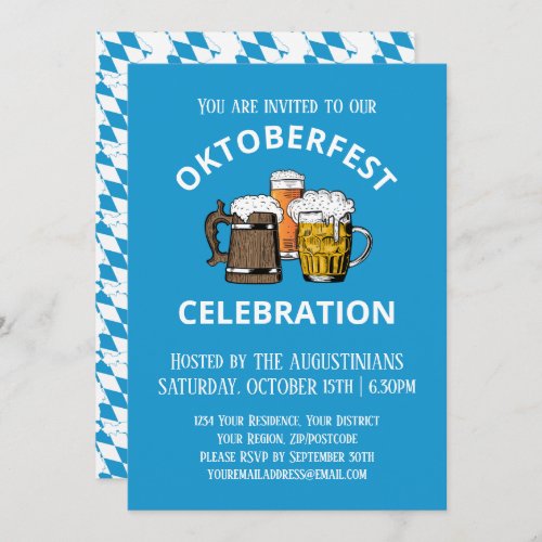 OKTOBERFEST Beer Invitation