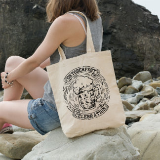 Oktoberfest Beer Jar Tote Bag