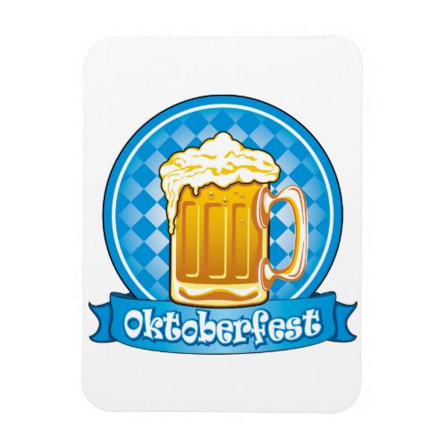 Oktoberfest Beer Label Detailed Magnet