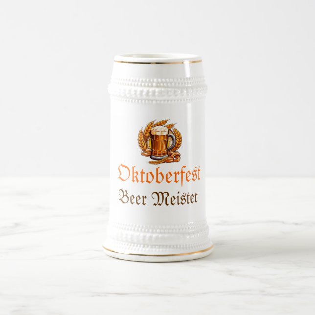 Oktoberfest Beer Meister Mug (Center)