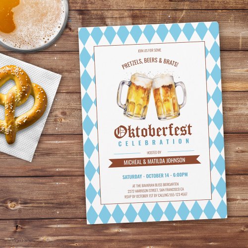 Oktoberfest Beer Party Invitation