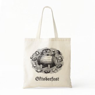 Oktoberfest Beer & Pretzel Tote bag