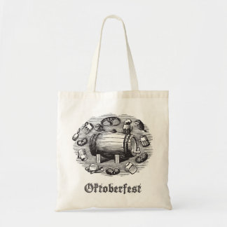 Oktoberfest Beer & Pretzel Tote Bag