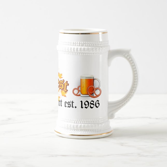 Oktoberfest Beer Stein - Beer Mug (Right)
