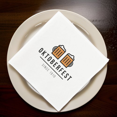 Oktoberfest Beerfest Festival Since 1910 Napkins