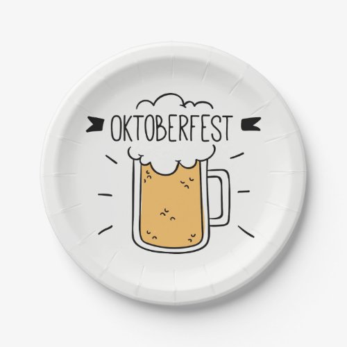 Oktoberfest Beerfest Paper Plates