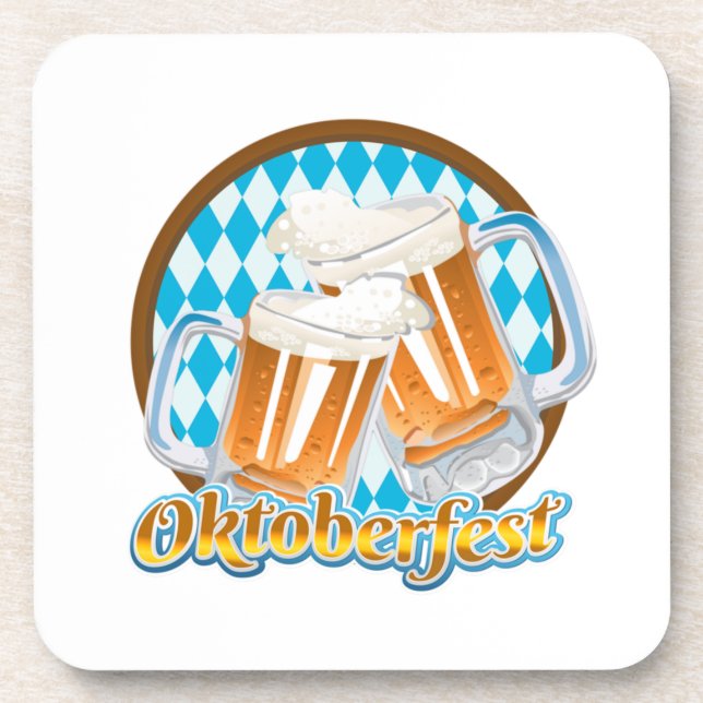 Oktoberfest Beverage Coaster (Front)