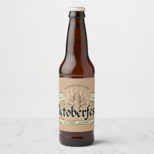 Oktoberfest bottle labels