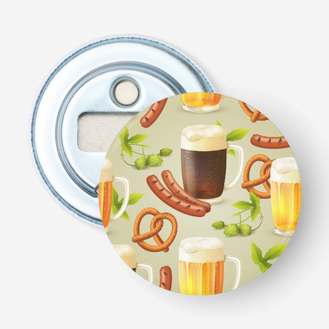 Oktoberfest Brats & Beers Bottle Opener (Front)