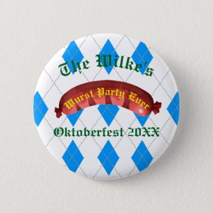Oktoberfest Buttons - Wurst Party Ever