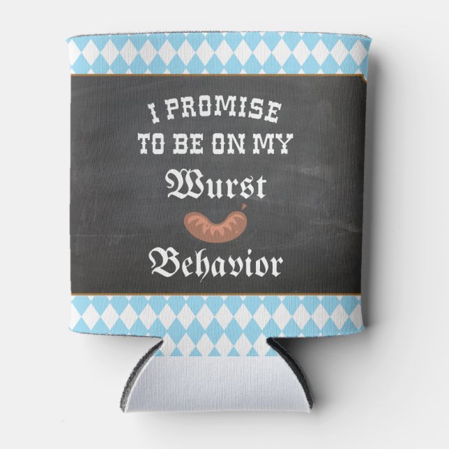 Oktoberfest Can Cooler Wurst Behavior (Front)