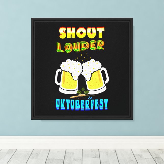 Oktoberfest Canvas Print (Insitu(Wood Floor))