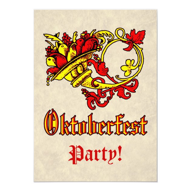 Oktoberfest Celebration Invitation