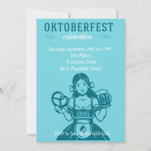 Oktoberfest Celebration Party Invitation