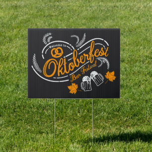 Oktoberfest Chalkboard Beer Sign