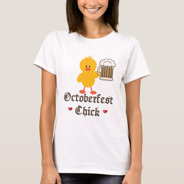 Oktoberfest Chick T-shirt (Front)