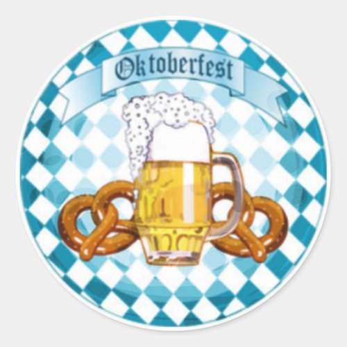 Oktoberfest Classic Round Sticker