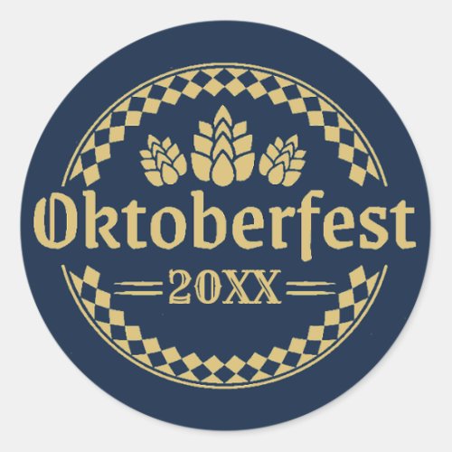 Oktoberfest Classic Round Sticker