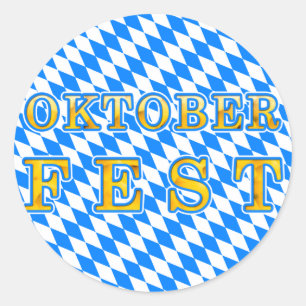 Oktoberfest Classic Round Sticker