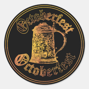 Oktoberfest Classic Round Sticker