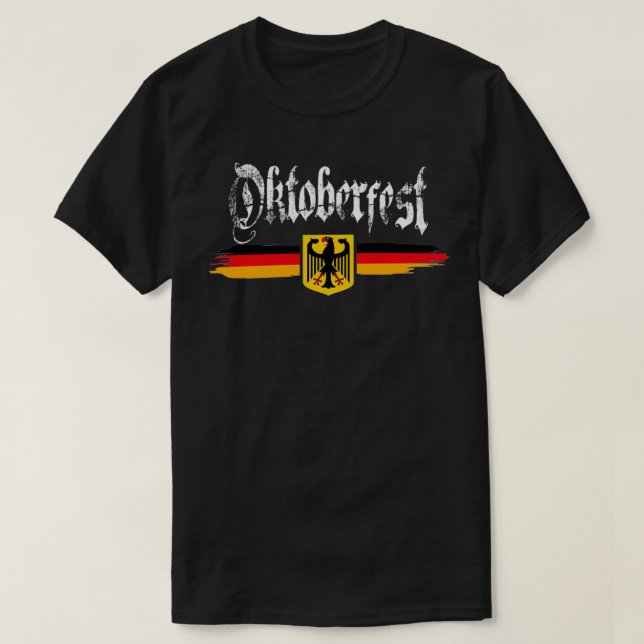 Oktoberfest coat of arms German flag for men women T-Shirt (Design Front)