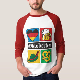 Oktoberfest Colorful Icons T-Shirt