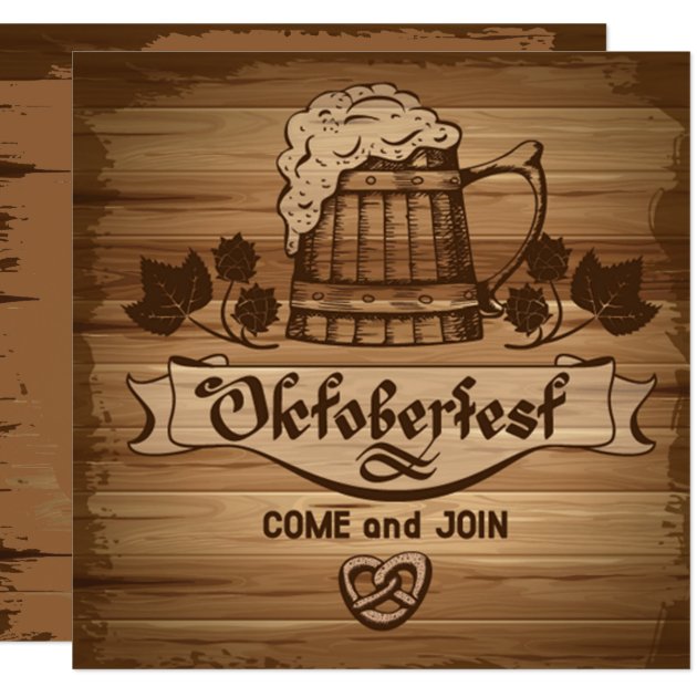 Oktoberfest Come Join Us Invitation