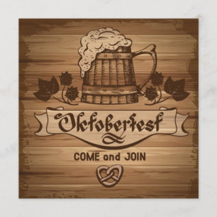 Oktoberfest Come Join Us Invitation