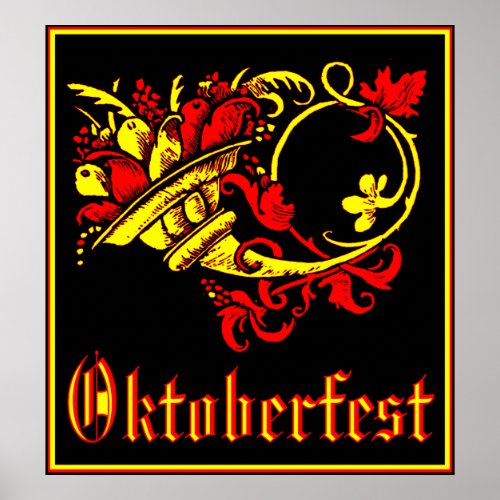 Oktoberfest Cornucopia Poster