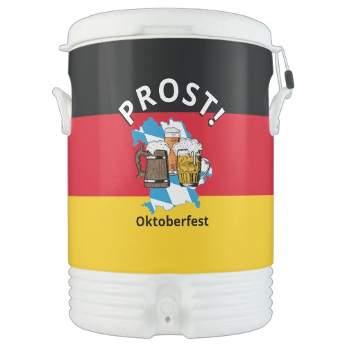 OKTOBERFEST Custom Cartoon PROST Great German Beverage Cooler