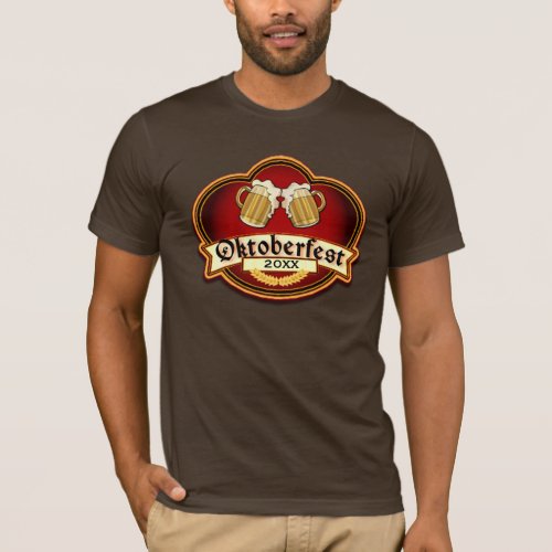 Oktoberfest Custom Date German Beer Festival T_Shirt