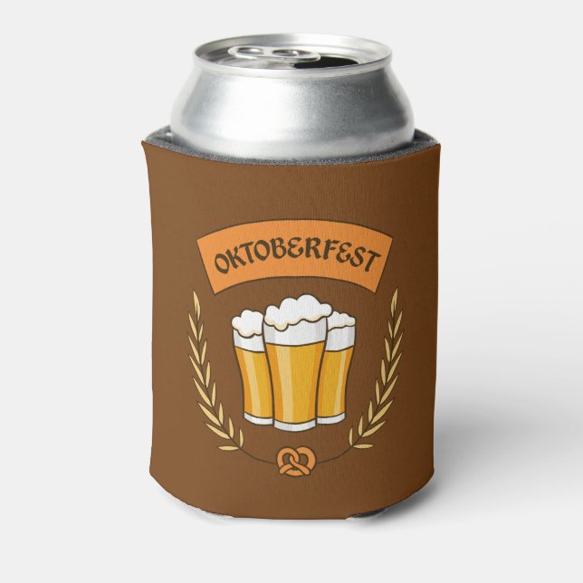 Oktoberfest custom monogram can cooler (Can Back)
