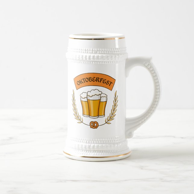 Oktoberfest custom name mugs (Right)