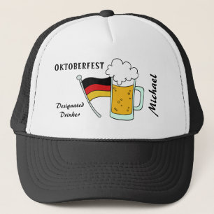 Oktoberfest custom name & text hats