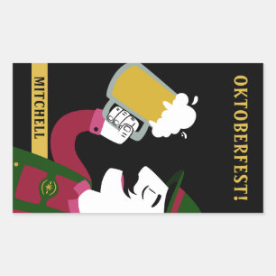 Oktoberfest custom name & text stickers