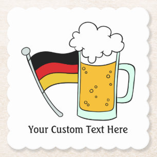 Oktoberfest custom paper coasters