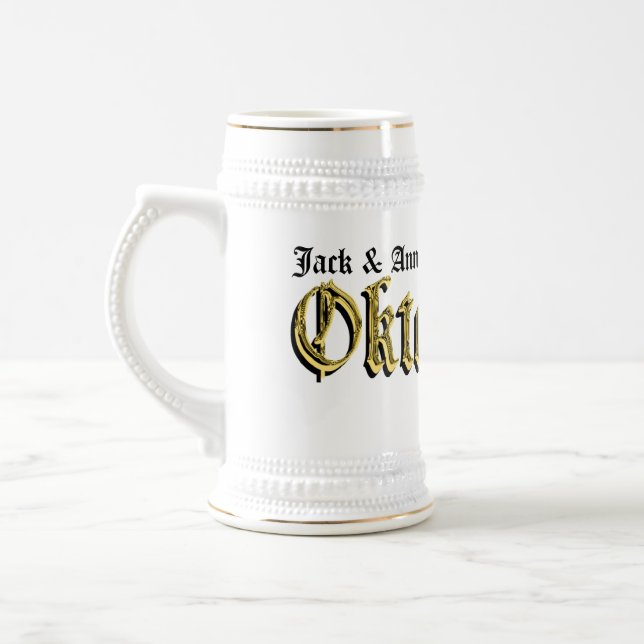 Oktoberfest Customizable Beer Stein (Left)