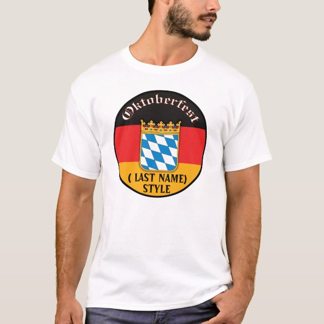 Oktoberfest Customizable T-Shirt (Front)