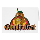 Oktoberfest Dachshund (Front Horizontal)