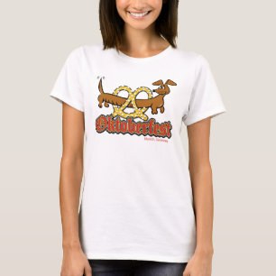 Oktoberfest Dachshund and Pretzel T-Shirt