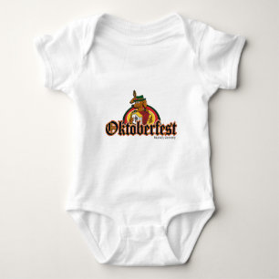 Oktoberfest Dachshund Baby Bodysuit