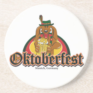 Oktoberfest Dachshund Coaster