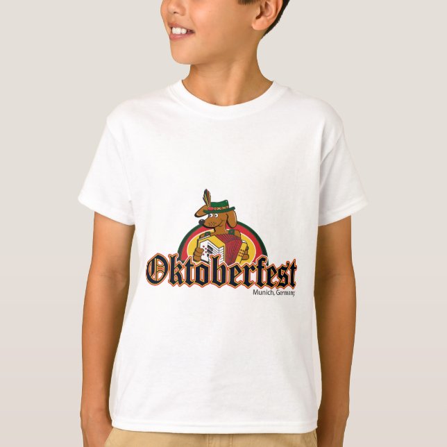 Oktoberfest Dachshund T-Shirt (Front)