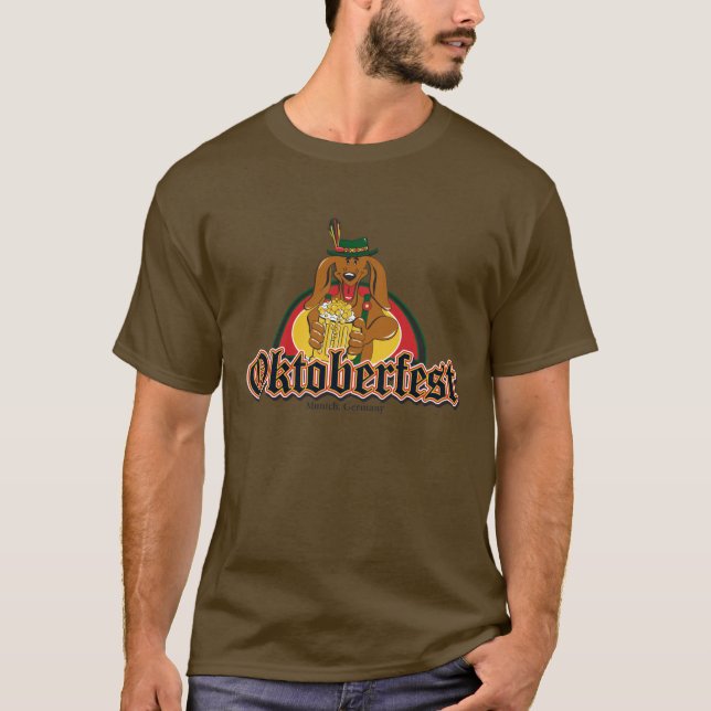 Oktoberfest Dachshund T-Shirt (Front)